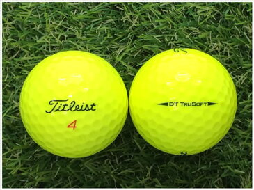 【5％OFFクーポン】 タイトリスト Titleist DT TRU SOFT 2018年モデル イエロー B級 ロストボール ゴルフボール 【中古】 1球バラ売り