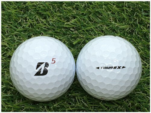 ブリヂストン BRIDGESTONE TOUR B X 2018年モデル Bマークエディション ホワイト C級 ロストボール ゴルフボール 【中古】 1球バラ売り