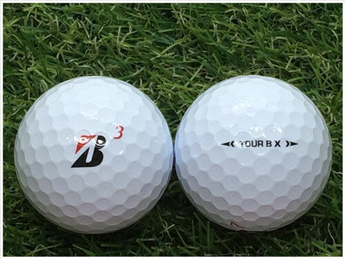 ブリヂストン BRIDGESTONE TOUR B X 2022年モデル コーポレートカラー ホワイト B級 ロストボール ゴルフボール 【中古】 1球バラ売り