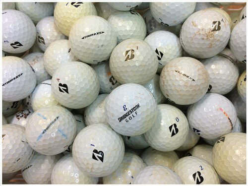 ブリヂストン BRIDGESTONE TOUR B 2018年〜2020年 混合 ホワイト R級 ロストボール ゴルフボール 【中古】 1球バラ売り