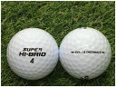 ダンロップ DUNLOP SUPER HI-BRID SOFT＆DISTANCE ホワイト B級 ロストボール ゴルフボール 【中古】 1球バラ売り
