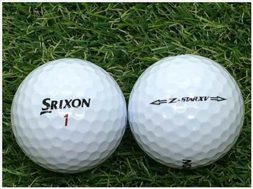 【5％OFFクーポン】 スリクソン SRIXON Z-STAR XV 2015年モデル ホワイト S級 ロストボール ゴルフボール 【中古】 1球バラ売り