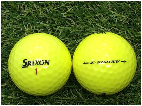 スリクソン SRIXON Z-STAR XV 2017年モデル プレミアムパッションイエロー C級 ロストボール ゴルフボール 【中古】 1球バラ売り