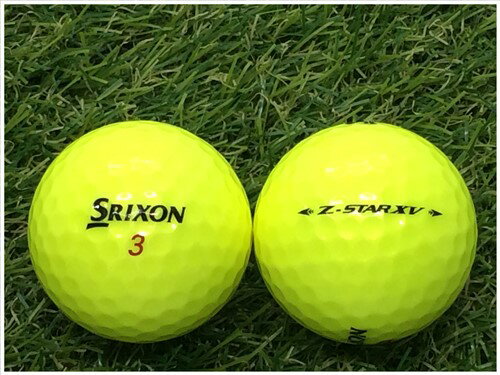 スリクソン SRIXON Z-STAR XV 2021年モデル プレミアム パッションイエロー B級 ロストボール ゴルフボール 【中古】 1球バラ売り