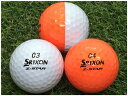 スリクソン SRIXON Z-STAR DIVIDE 2021年モデル オレンジ/ホワイト C級 ロストボール ゴルフボール 【中古】 1球バラ売り その1