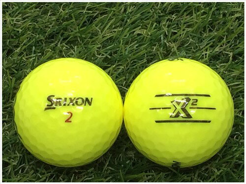 スリクソン SRIXON X2 2020年モデル イエロー C級 ロストボール ゴルフボール 【中古】 1球バラ売り