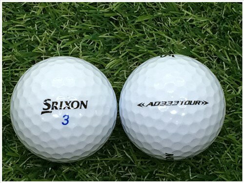 スリクソン SRIXON AD333 TOUR 2018年モデル ホワイト B級 ロストボール ゴルフボール 【中古】 1球バラ売り