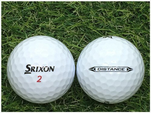スリクソン SRIXON DISTANCE 2022年モデル ホワイト B級 ロストボール ゴルフボール 【中古】 1球バラ売り