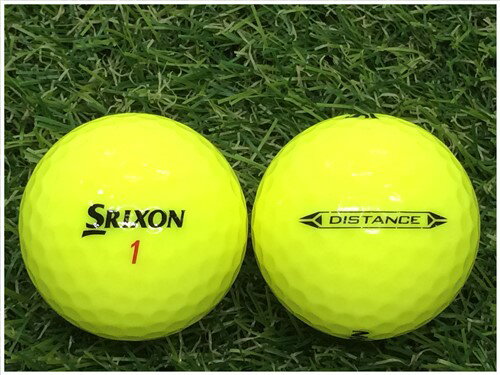 スリクソン SRIXON DISTANCE 2022年モデル イエロー B級 ロストボール ゴルフボール 【中古】 1球バラ売り