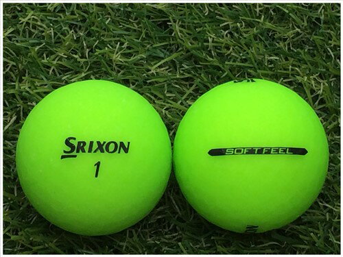 スリクソン SRIXON SOFT FEEL 2021年モデル マッカラーグリーン S級 ロストボール ゴルフボール 【中古】 1球バラ売り