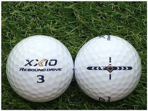 ゼクシオ XXIO REBOUND DRIVE 2021年モデル ホワイト C級 ロストボール ゴルフボール 【中古】 1球バラ売り