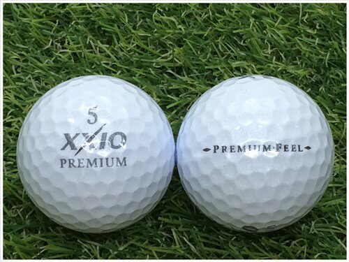 ゼクシオ XXIO PREMIUM FEEL 2014年モデル ロイヤルプラチナ B級 ロストボール ゴルフボール 【中古】 1球バラ売り