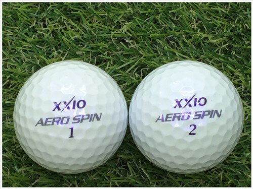 【5％OFFクーポン】 ゼクシオ XXIO AERO SPIN 2013年モデル ロイヤルバイオレット B級 ロストボール ゴルフボール 【中古】 1球バラ売り