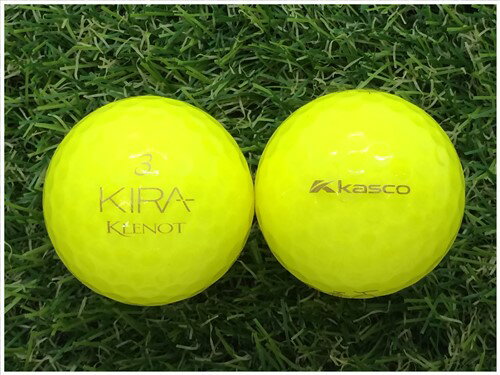 キャスコ KASCO KIRA KLENOT 2011年モデル イエローダイヤモンド B級 ロストボール ゴルフボール 【中古】 1球バラ売り