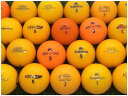 キャスコ KASCO KIRAシリーズ混合 (種類はランダム) オレンジ M級 ロストボール ゴルフボール 【中古】 1球バラ売り