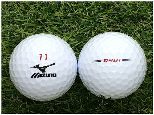 ミズノ Mizuno D201 2017年モデル ホワイト B級 ロストボール ゴルフボール 【中古】 1球バラ売り