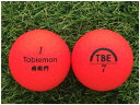 ワークスゴルフ WORKS GOLF TOBiEMON 飛衛門 TBE マットカラーレッド M級 ロストボール ゴルフボール 【中古】 1球バラ売り
