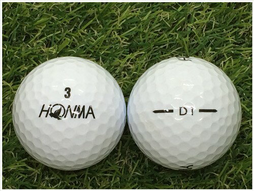 【5％OFFクーポン】 本間ゴルフ ホンマ HONMA D1 2016年モデル ホワイト S級 ロストボール ゴルフボール 【中古】 1球バラ売り