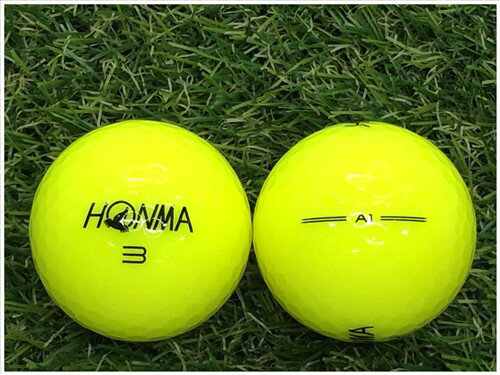 本間ゴルフ ホンマ HONMA A1 2019年モデル イエロー M級 ロストボール ゴルフボール 【中古】 1球バラ売り