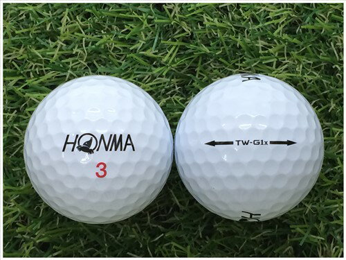 本間ゴルフ ホンマ HONMA TW-G1x 2014年モデル ホワイト B級 ロストボール ゴルフボール 【中古】 1球バラ売り