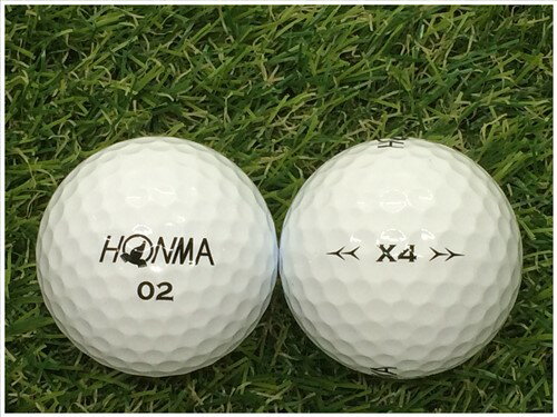 本間ゴルフ ホンマ HONMA X4 2019年モデル ホワイト B級 ロストボール ゴルフボール 【中古】 1球バラ売り