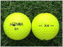 本間ゴルフ ホンマ HONMA X4 2019年モデル イエロー B級 ロストボール ゴルフボール 【中古】 1球バラ売り