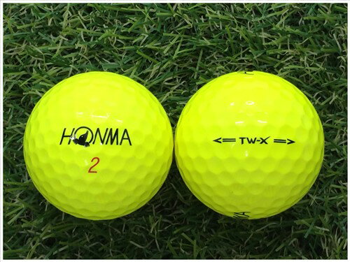 本間ゴルフ ホンマ HONMA TW-X 2019年モデル イエロー B級 ロストボール ゴルフボール  1球バラ売り