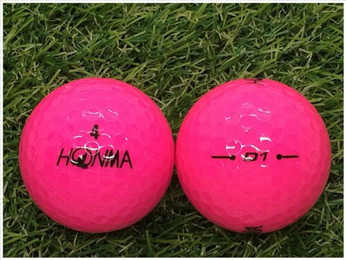 本間ゴルフ ホンマ HONMA D1 2020年モデル ピンク B級 ロストボール ゴルフボール 【中古】 1球バラ売り