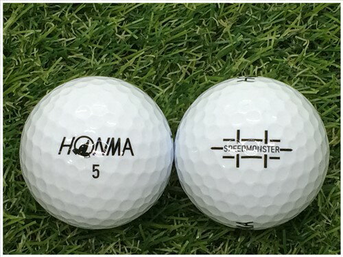 本間ゴルフ ホンマ HONMA SPEED MONSTER 2021年モデル ホワイト C級 ロストボール ゴルフボール 【中古】 1球バラ売り