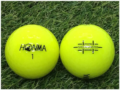 本間ゴルフ ホンマ HONMA SPEED MONSTER 2021年モデル イエロー C級 ロストボール ゴルフボール 【中古】 1球バラ売り