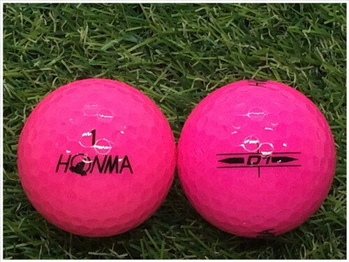 本間ゴルフ ホンマ HONMA D1 2022年モデル ピンク B級 ロストボール ゴルフボール 【中古】 1球バラ売り