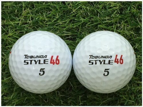 トブンダ TOBUNDA STYLE 46 ホワイト S級 ロストボール ゴルフボール 【中古】 1球バラ売り