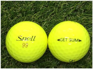 【5％OFFクーポン】 スネルゴルフ Snell Golf GET SUM イエロー S級 ロストボール ゴルフボール 【中古】 1球バラ売り