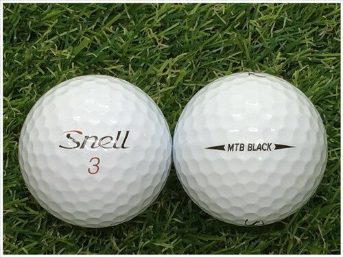 スネルゴルフ Snell Golf MTB BLACK 2019年モデル ホワイト C級 ロストボール ゴルフボール 【中古】 1球バラ売り