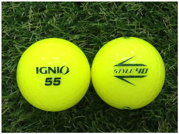 【5％OFFクーポン】 イグニオ IGNIO STYLE 40 イエロー S級 ロストボール ゴルフボール 【中古】 1球バラ売り