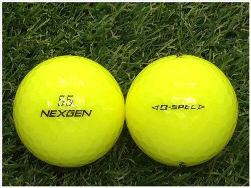 ネクスジェン NEXGEN D-SPEC 2019年モデル イエロー S級 ロストボール ゴルフボール 【中古】 1球バラ売り