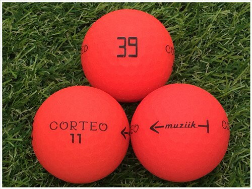希少商品 muzilk CORTEO LITE 39 2017年モデル レッド C級 ロストボール ゴルフボール 【中古】 1球バラ売り
