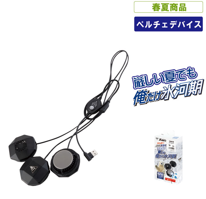 【ペルチェ単品】ベスト専用ペルチェデバイス【 春夏 通気性 暑さ対策 涼しい 建設・建築・土木、農業..