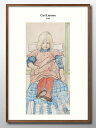 カール ラーション オリジナル商品 A3 サイズ ポスター アート おしゃれ 絵画 インテリア 北欧 イラスト マット紙 艶消し アートパネル 額 フレーム デ...