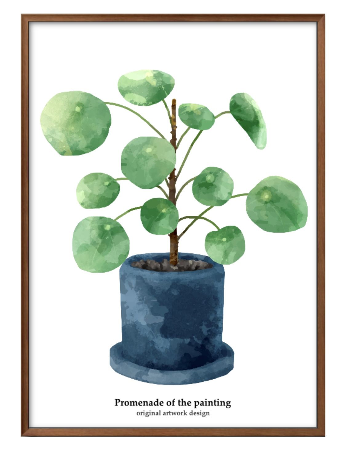 花 フラワー 絵画の散歩道 オリジナル商品 A3 サイズ ポスター アート おしゃれ 絵画 インテリア 北欧 イラスト マット紙 艶消し アー..