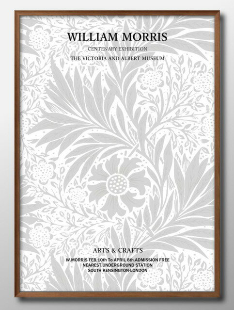 ウィリアム モリス オリジナル商品 A3 サイズ ポスター アート おしゃれ 絵画 インテリア 北欧 イラスト マット紙 艶消し アートパネル 額 フレーム デ...