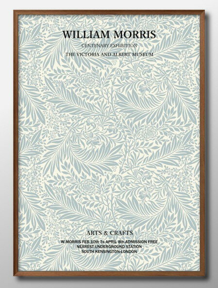 ウィリアム モリス オリジナル商品 A3 サイズ ポスター アート おしゃれ 絵画 インテリア 北欧 イラスト マット紙 艶消し アートパネル 額 フレーム デ...