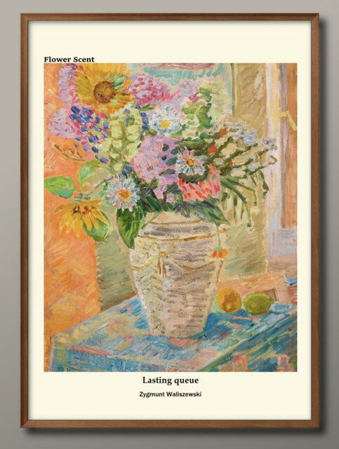 花の香りシリーズ オリジナル商品 Zygmunt Waliszewski A3 サイズ ポスター アート おしゃれ 絵画 インテリア 北欧 イラスト マット紙 ...