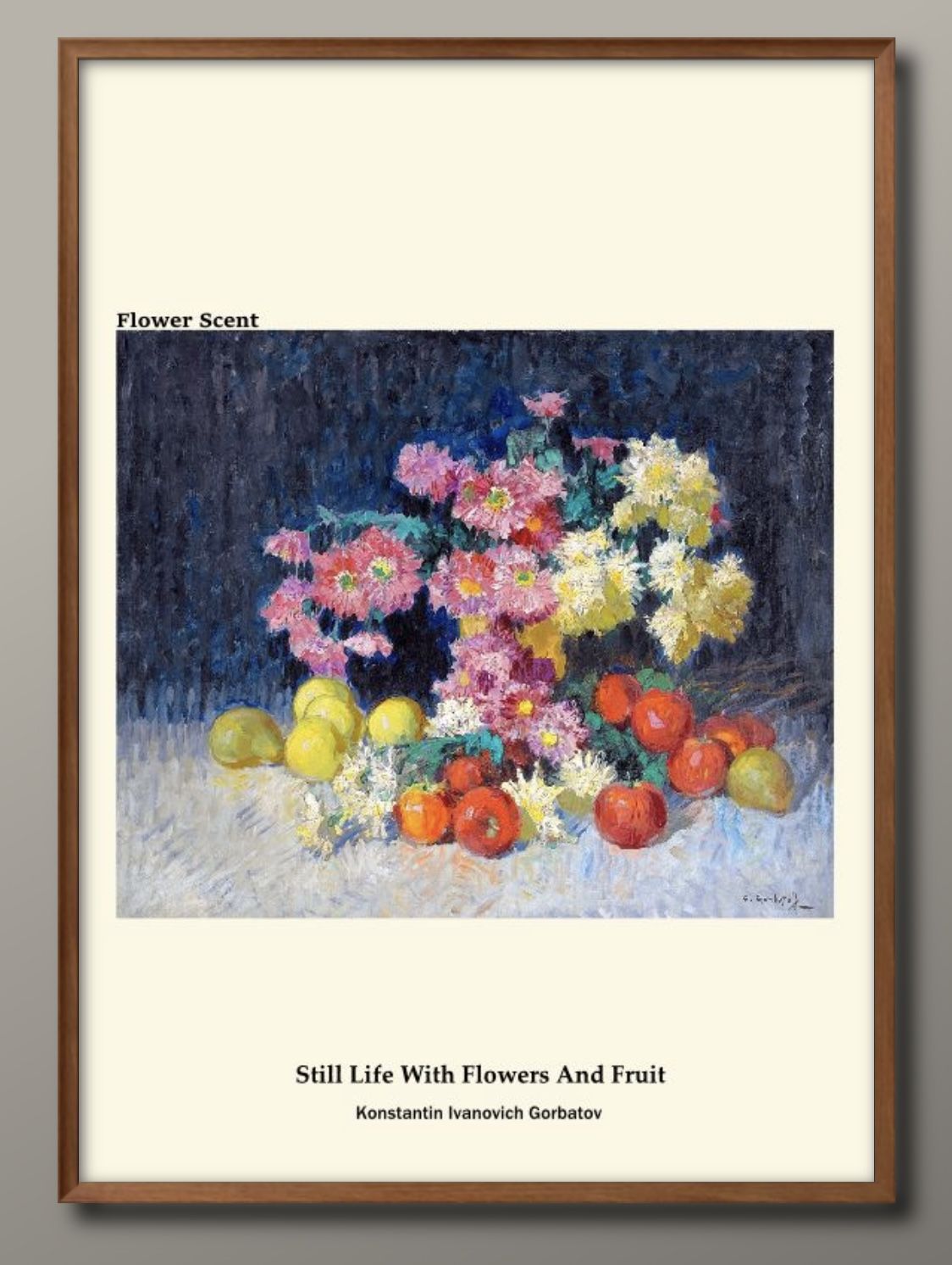 花の香りシリーズ オリジナル商品 A3 サイズ ポスター アート おしゃれ 絵画 インテリア 北欧 イラスト マット紙 艶消し アートパネル 額 フレーム デザ...