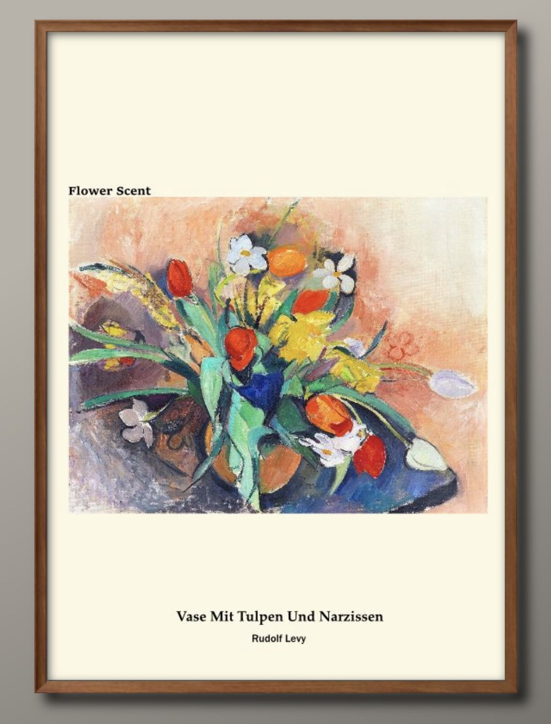 花の香りシリーズ オリジナル商品 ルドルフ レヴィ A3 サイズ ポスター アート おしゃれ 絵画 インテリア 北欧 イラスト マット紙 艶消し アートパネル ...