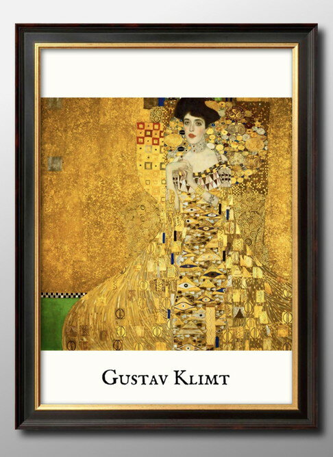 グスタフ クリムト アデーレ ブロッホ=バウアーの肖像 I A3 サイズ ポスター アート おしゃれ 絵画 インテリア 北欧 イラスト マット紙 艶消し アート...