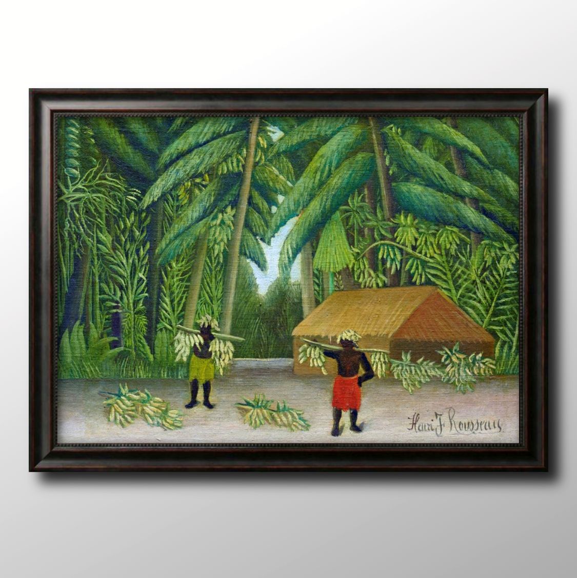 アンリ ルソー Banana Harvest A3 サイズ ポスター アート おしゃれ 絵画 インテリア 北欧 イラスト マ..