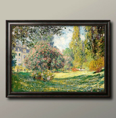 クロード モネ モンソー公園の風景 A3 サイズ ポスター アート おしゃれ 絵画 インテリア 北欧 イラスト マット紙 艶消し アートパネル 額 フレーム デ...