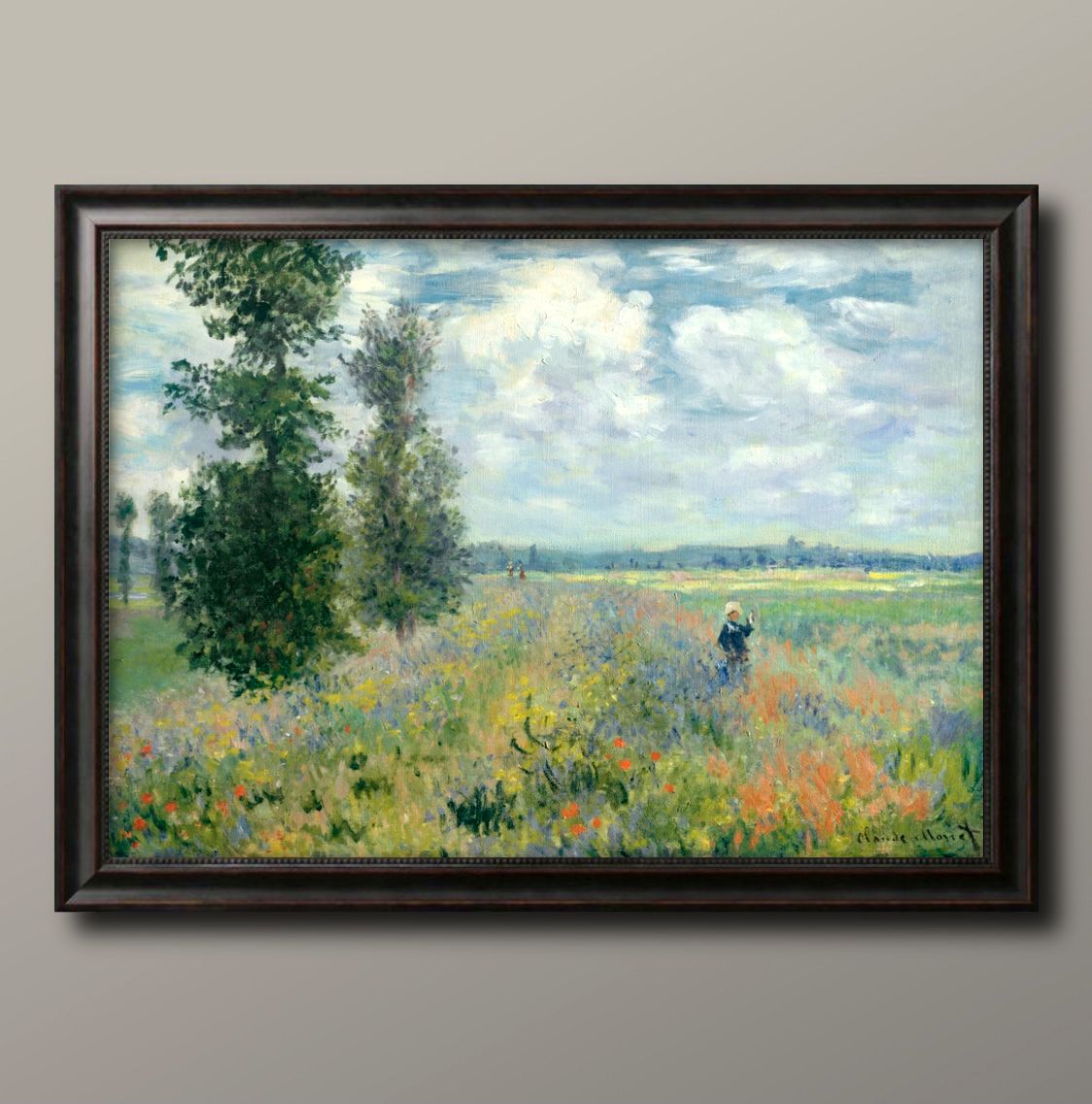 クロード モネ アルジャントゥイユのひなげし A3 サイズ ポスター アート おしゃれ 絵画 インテリア 北欧 イラスト マット紙 艶消し アートパネル 額 フ...