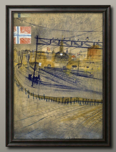 ビンテージ イエローストーン国立公園 A3 サイズ ポスター アート おしゃれ 絵画 インテリア 北欧 イラスト マット紙 艶消し アートパネル 額 フレーム ...